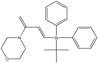 2-Morpholino-4-[diphenyl(tert-butyl)silyl]-1,3-butadiene 구조식 이미지