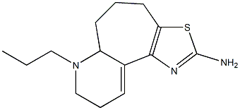 2-Amino-5,6,6a,7,8,9-hexahydro-7-propyl-4H-1,7-diaza-3-thiabenz[e]azulene Structure