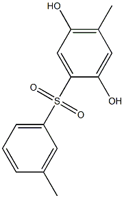 2,5-Dihydroxy-3',4-dimethyl[sulfonylbisbenzene] 구조식 이미지