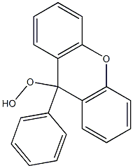 9-(Phenyl)-9H-xanthen-9-yl hydroperoxide 구조식 이미지