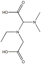 2-(Dimethylamino)ethyliminodiacetic acid 구조식 이미지