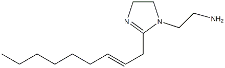 1-(2-Aminoethyl)-2-(2-nonenyl)-2-imidazoline 구조식 이미지