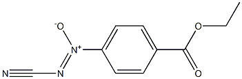 4-(Cyano-NNO-azoxy)benzenecarboxylic acid ethyl ester Structure