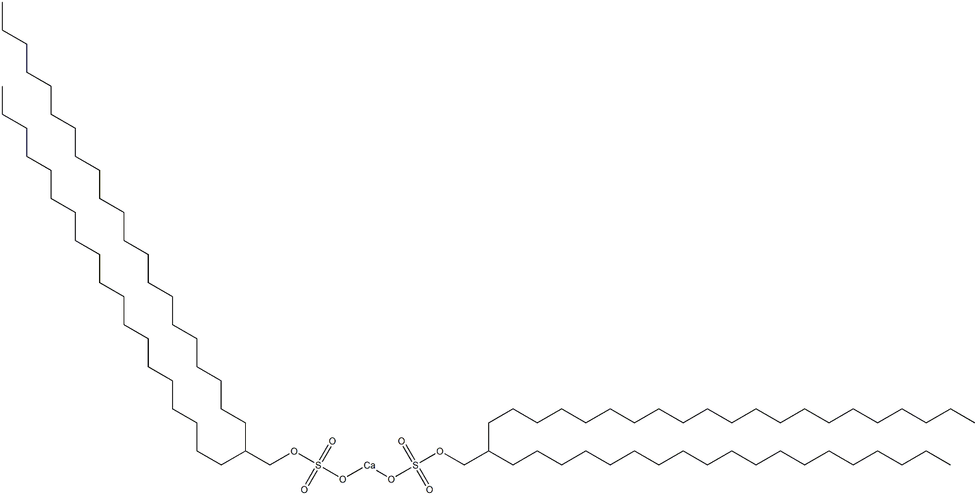 Bis(2-nonadecyltricosyloxysulfonyloxy)calcium 구조식 이미지