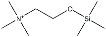 Trimethyl[2-(trimethylsilyloxy)ethyl]aminium Structure