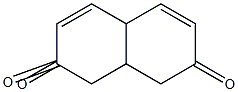 4aH,8aH-4a,8a-(3-Oxo-1-butene-1,4-diyl)naphthalene-2,7(1H,8H)-dione Structure