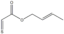 Thioxoacetic acid (E)-2-butenyl ester 구조식 이미지
