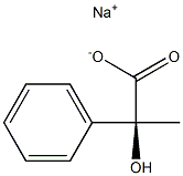 (2S)-2-Hydroxy-2-phenylpropionic acid sodium salt 구조식 이미지