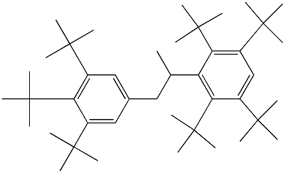 2-(2,3,5,6-Tetra-tert-butylphenyl)-1-(3,4,5-tri-tert-butylphenyl)propane Structure