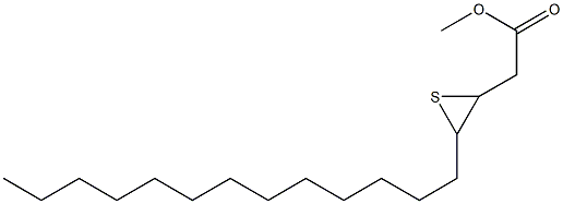 3,4-Epithioheptadecanoic acid methyl ester Structure