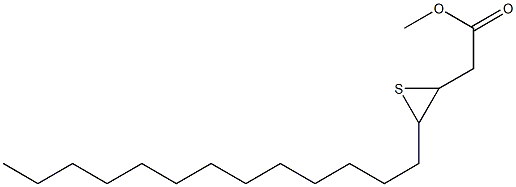 3,4-Epithioheptadecanoic acid methyl ester 구조식 이미지