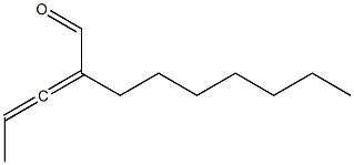 (S)-2-Heptyl-2,3-pentadien-1-al 구조식 이미지