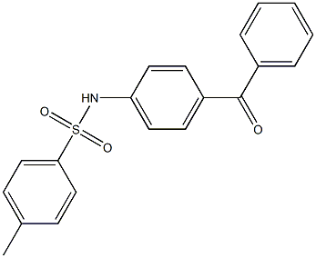 N-(4-Benzoylphenyl)-p-toluenesulfonamide 구조식 이미지