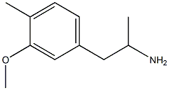 2-(3-Methoxy-4-methylphenyl)-1-methylethan-1-amine 구조식 이미지