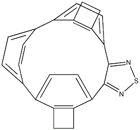 3,4-[p-Phenylenebis(ethylene-4,1-phenylene)]-1,2,5-thiadiazole 구조식 이미지