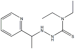 1-[1-(2-Pyridinyl)ethyl]-4,4-diethylthiosemicarbazide 구조식 이미지