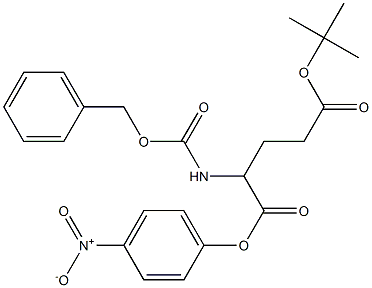 2-(Benzyloxycarbonylamino)pentanedioic acid 5-(tert-butyl)1-(p-nitrophenyl) ester Structure