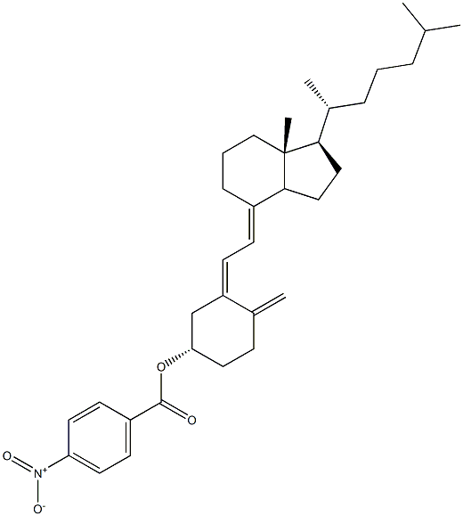 Cholecalciferol (4-nitrobenzoate) 구조식 이미지