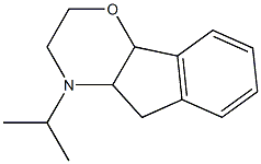 2,3,4,4a,5,9b-Hexahydro-4-isopropylindeno[1,2-b]-1,4-oxazine 구조식 이미지