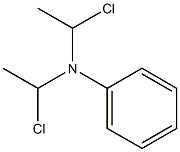 N,N-Di(1-chloroethyl)aniline Structure