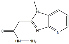 1-Methyl-1H-imidazo[4,5-b]pyridine-2-acetohydrazide 구조식 이미지