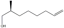 [S,(-)]-2-Methyl-7-octene-1-ol Structure