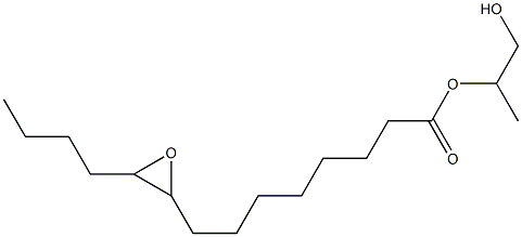 9,10-Epoxytetradecanoic acid 2-hydroxy-1-methylethyl ester Structure