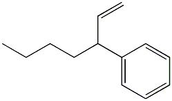 3-Phenyl-1-heptene 구조식 이미지