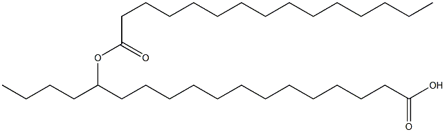 14-Pentadecanoyloxystearic acid Structure