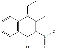 1-Ethyl-2-methyl-3-nitroquinolin-4(1H)-one 구조식 이미지