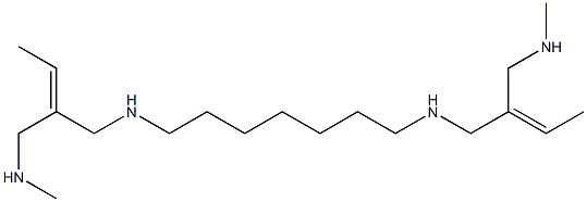 N,N''-(1,7-Heptanediyl)bis(2-ethylidene-N'-methylpropane-1,3-diamine) 구조식 이미지