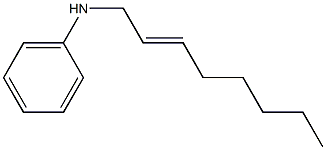 N-(2-Octenyl)aniline Structure