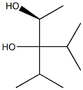 [S,(+)]-3-Isopropyl-4-methyl-2,3-pentanediol 구조식 이미지