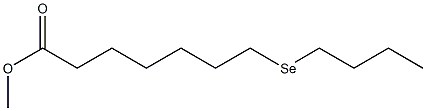 8-Selenadodecanoic acid methyl ester 구조식 이미지