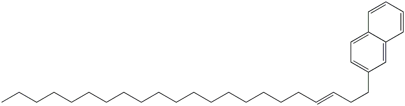 2-(3-Docosenyl)naphthalene Structure