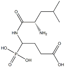 4-(L-Leucylamino)-4-phosphonobutyric acid Structure