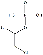 Phosphoric acid dihydrogen (1,2-dichloroethyl) ester 구조식 이미지