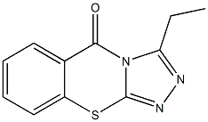 3-Ethyl-5H-1,2,4-triazolo[3,4-b][1,3]benzothiazin-5-one Structure