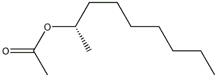 (+)-Acetic acid (S)-1-methyloctyl ester 구조식 이미지