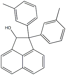 2,2-Di(m-methylphenyl)acenaphthen-1-ol Structure