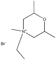 4-Ethyl-2,4,6-trimethylmorpholinium bromide Structure