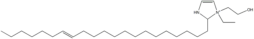 1-Ethyl-2-(14-henicosenyl)-1-(2-hydroxyethyl)-4-imidazoline-1-ium Structure