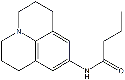 N-(2,3,6,7-Tetrahydro-1H,5H-benzo[ij]quinolizin-9-yl)butyramide Structure