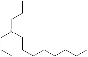 N,N-Dipropyloctylamine 구조식 이미지