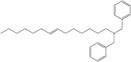 (7-Tetradecenyl)dibenzylamine 구조식 이미지