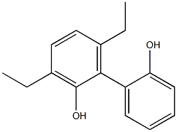 3,6-Diethyl-1,1'-biphenyl-2,2'-diol 구조식 이미지