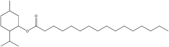 2-Isopropyl-5-methylcyclohexanol hexadecanoate Structure