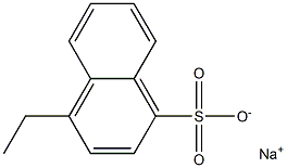 4-Ethylnaphthalene-1-sulfonic acid sodium salt Structure