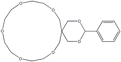 3-Phenyl-2,4,8,11,14,17,20-heptaoxaspiro[5.15]henicosane 구조식 이미지