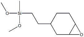 3-[2-(Methyldimethoxysilyl)ethyl]-7-oxabicyclo[4.1.0]heptane 구조식 이미지